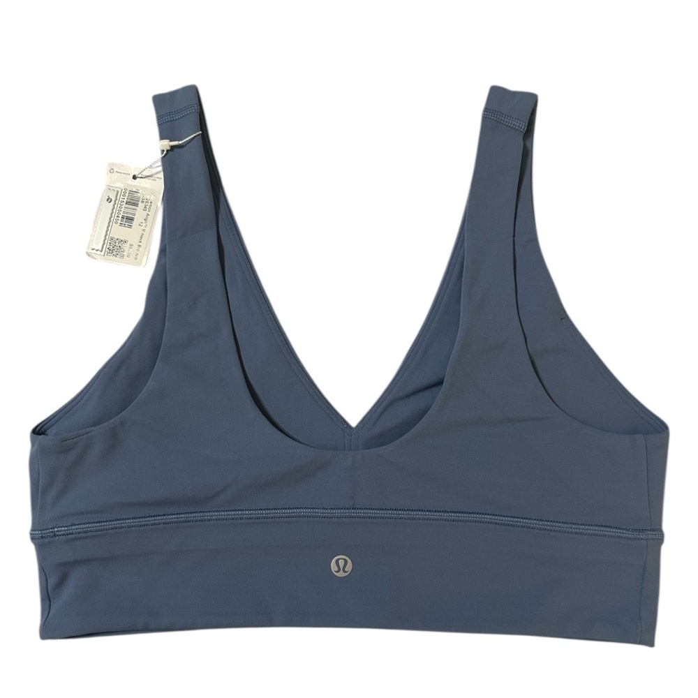 Lululemon Align V-Neck Bra Oasis Blue Sports Bra 12 - Picture 3 of 4
